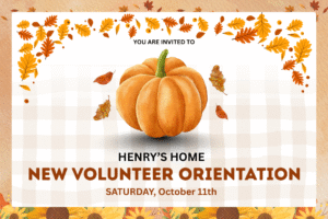 NEW VOLUNTEER ORIENTATION Event Graphics