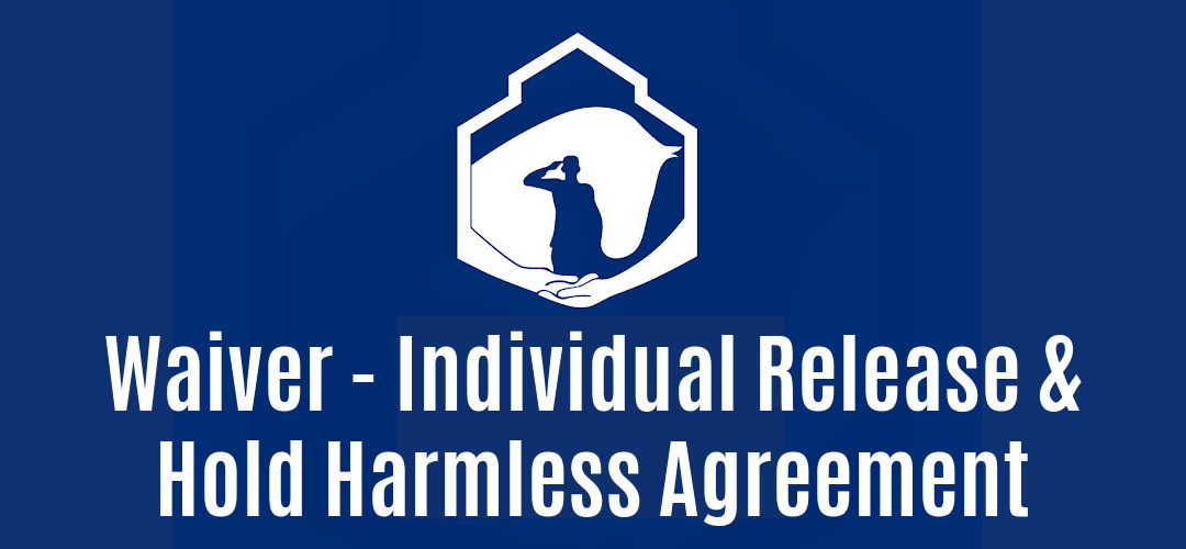 Waiver Individual Release & Hold Harmless Agreement